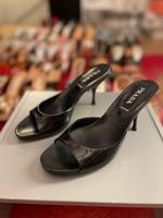 Gr.38 Prada High Heel Mules Pantoletten Zoccoli Hamburg-Mitte - Hamburg St. Pauli Vorschau
