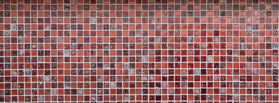 Glasmosaik Mosaikfliese Resin Rot Schwarz Silber Gold Grau in Ebrach