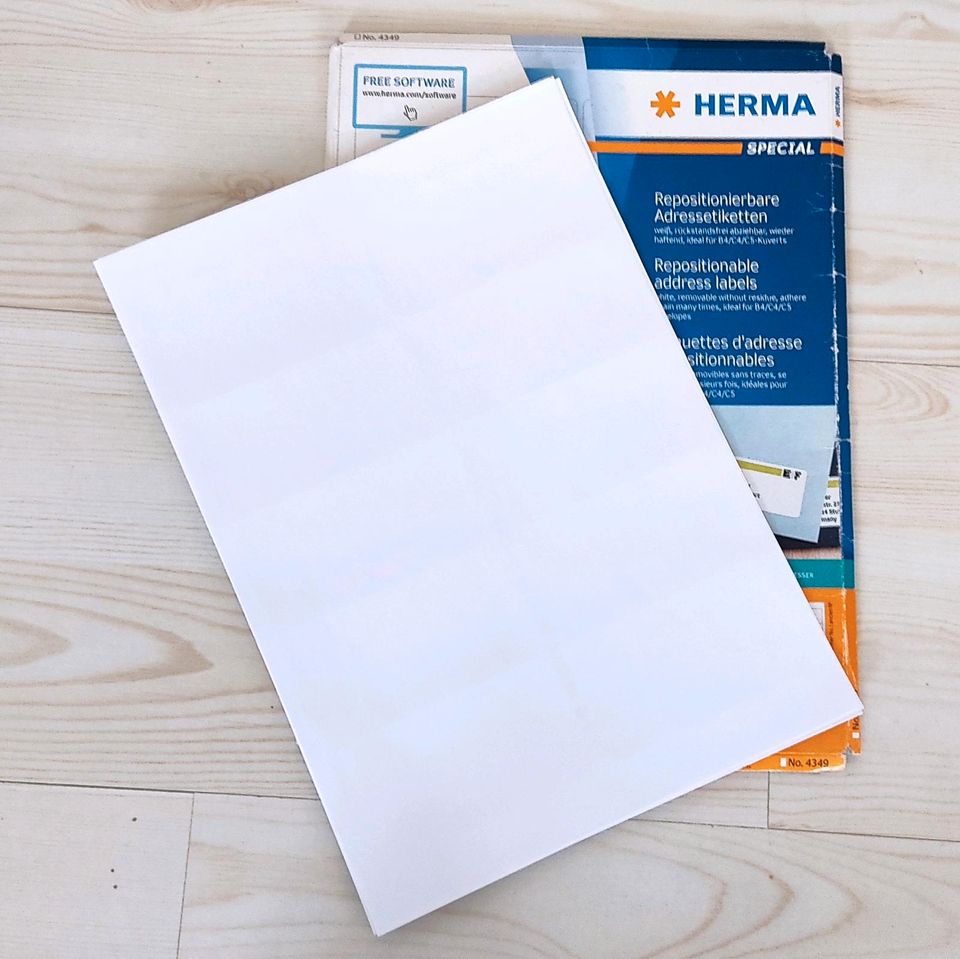 90 HERMA Adressetiketten Aufkleber Etiketten 96x 50,8 Weiss in München -  Ludwigsvorstadt-Isarvorstadt | Büromöbel gebraucht kaufen | eBay  Kleinanzeigen ist jetzt Kleinanzeigen