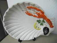 Keramik-Servierschale mit Meeresfrüchte-Motiven, hanbemalt, Italy Baden-Württemberg - Pliezhausen Vorschau