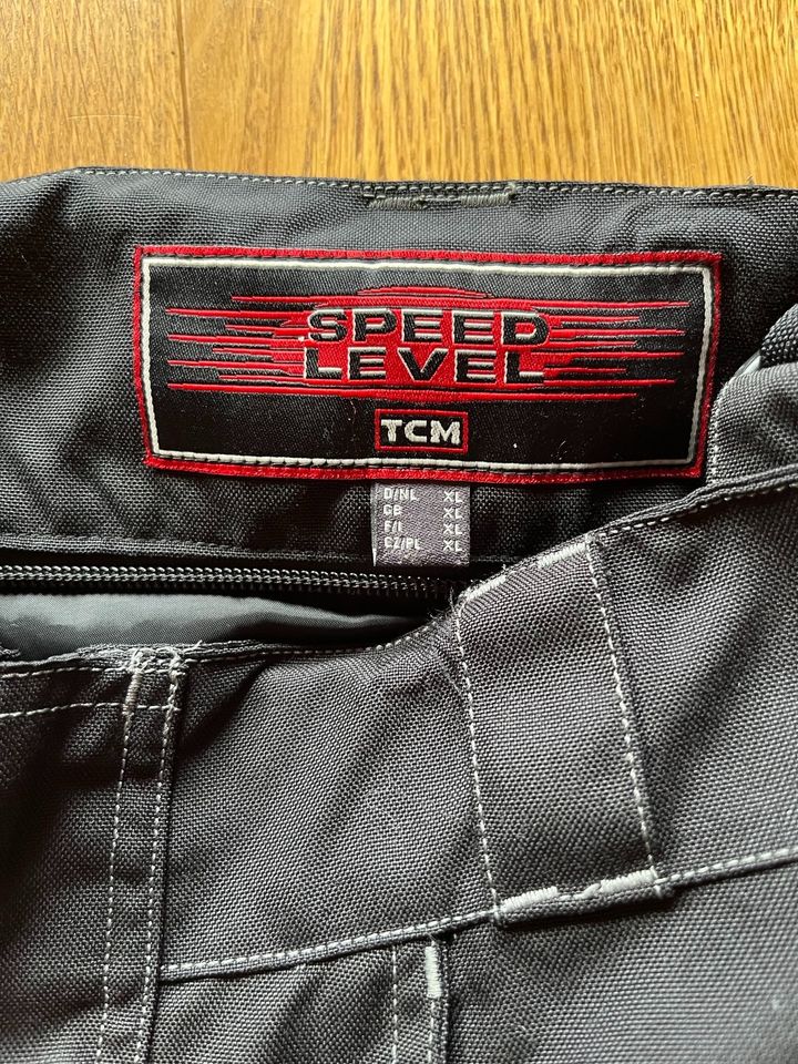 Motorradhose Herren SPEED LEVEL TCM in Größe XL in Döbeln