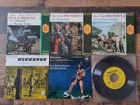9 Schallplatte Vinyl 7 Singles Winnetou Schut Geiern Hörspiel LP Bayern - Großheubach Vorschau