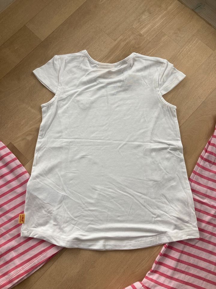 Steiff Kleid T-Shirt Top weiß/pink/rosa Gr.116 w NEU! Süß! in Göppingen