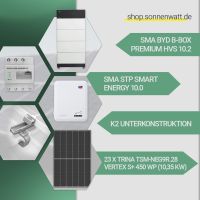 10 kW PV-Anlage, Trina, SMA STP SE 10.0, BYD HVS 10.2 Hessen - Groß-Umstadt Vorschau