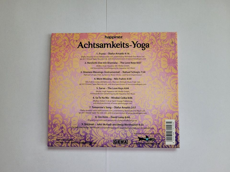 Yoga CD`s (im Set mit 6 Stk. oder auch einzeln) in Krayenberggemeinde