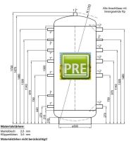 Pufferspeicher 500L Warmwasser Speicher für Heizung Kamin Pellet Baden-Württemberg - Freiburg im Breisgau Vorschau