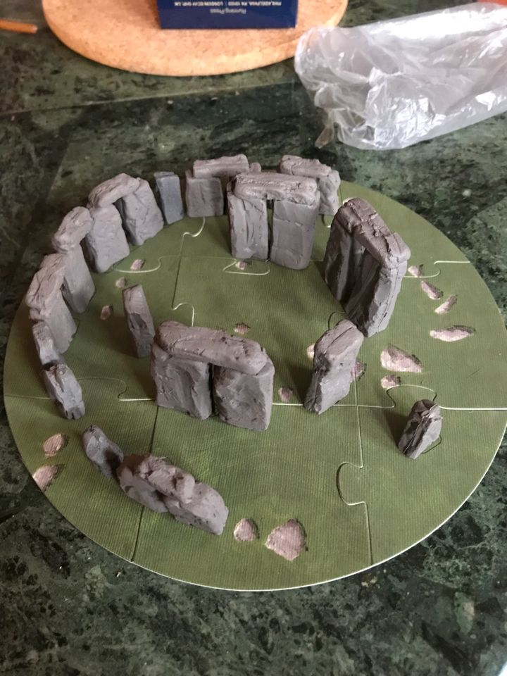 Stonehenge (Puzzle) zum selber bauen in Schönau v d Walde