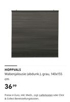 Jalousie/Verdunkelung IKEA Hoppvals grau 140x155 Bremen - Neustadt Vorschau