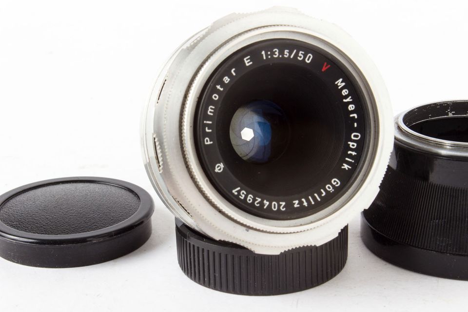 Primotar E 3,5/50mm*Red V*M42*Meyer-Optik Görlitz um 1959 in Chemnitz