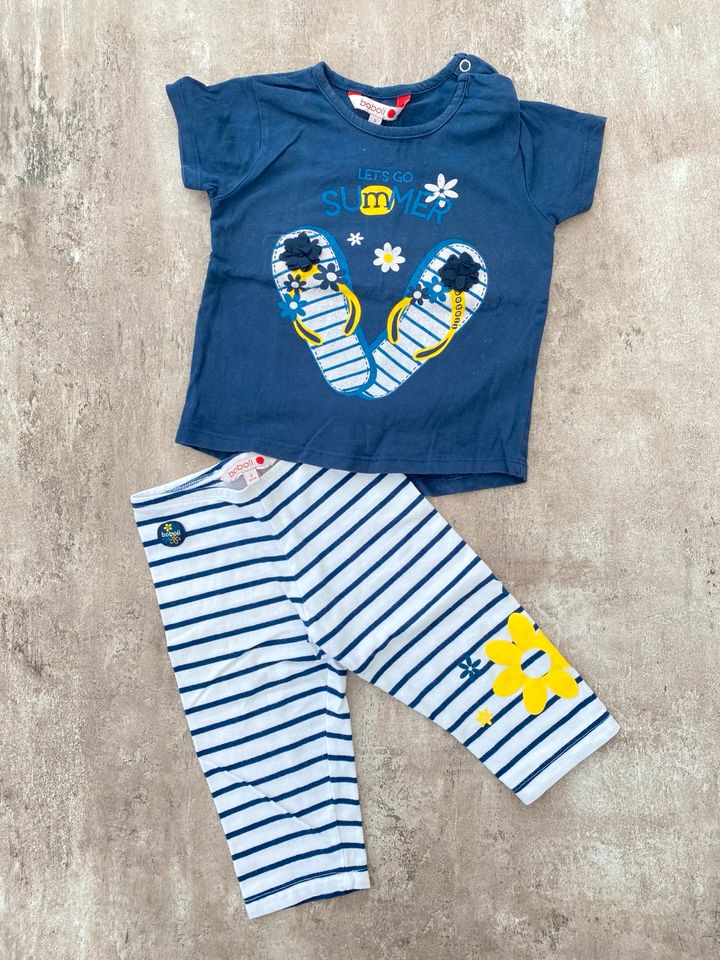 SET ☀️ 2x T-Shirt Boboli NEXT Leggings Leggins 92 98 in Hohberg