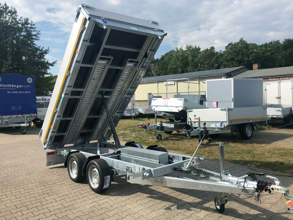 ✅ Eduard e-Kipper 3-Seiten 2700 kg 311x160x30 cm Rampen 63 S in Schöneiche bei Berlin