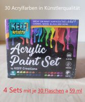 30x 59ml ACRYL Farben Künstlerqualität - Leinwand, Glas, Keramik Bayern - Michelau i. OFr. Vorschau