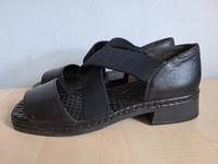 RIEKER Sandalen schwarz Gr 38 Massagefußbett breite Gummibänder Baden-Württemberg - Leinfelden-Echterdingen Vorschau