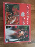 Schmidt Puzzle Hunde 2 x 48 Teile Baden-Württemberg - Straubenhardt Vorschau