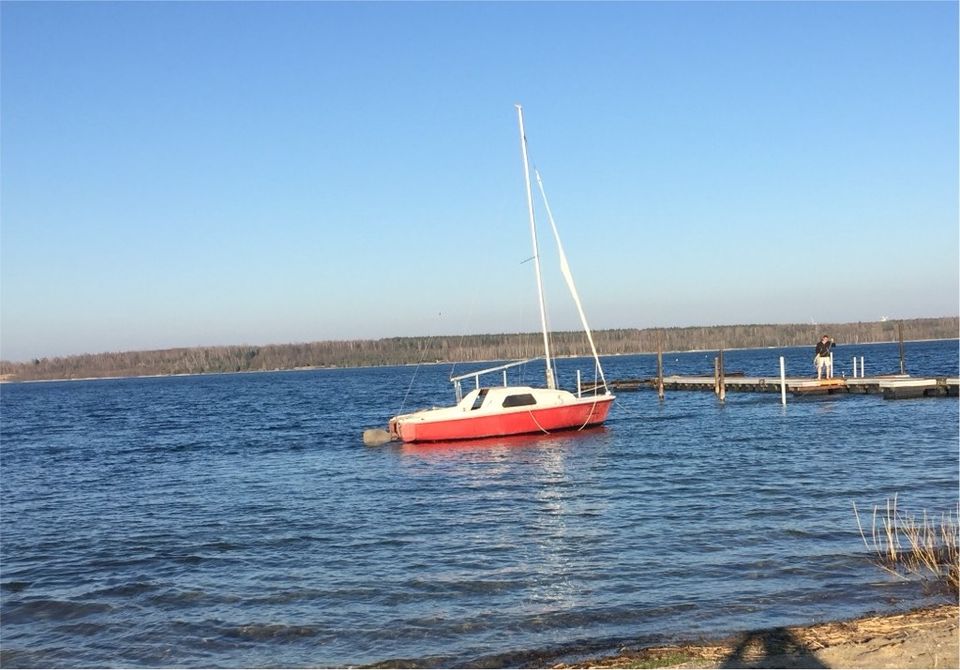 15-er DDR-GFK Jollenkreuzer/ Segelboot/ Bootstrailer in Leipzig