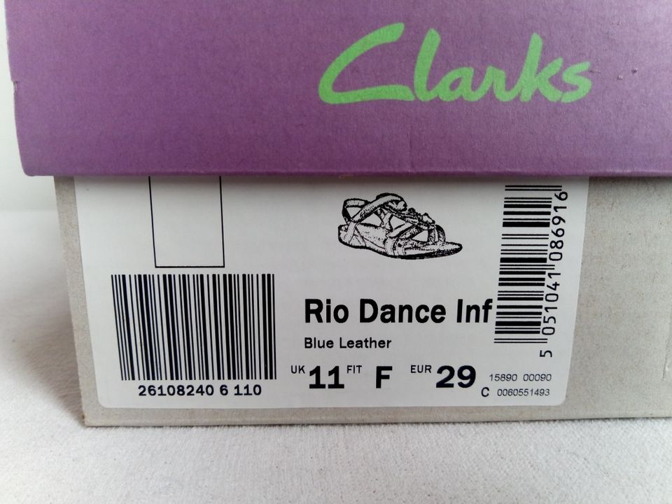 Clarks Sandale Rio Dance ** Gr. 29 ** blau ** NEU in OVP in Oberthulba