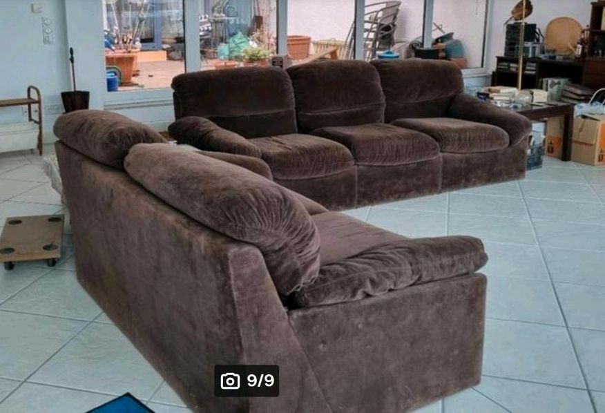 Gemütliches 70er Sofa. Braun. Kord. Couch. WG. Cord. in Königswinter