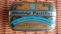 Alte Dose Allenburys Pastilles Glycerin and Blackcurrants selten Baden-Württemberg - Krautheim Vorschau