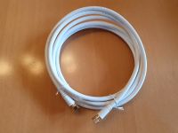 F-Kabel Klasse A weiss 3 m Antenne Sat TV Anschluss Koaxial Saarland - Bous Vorschau