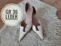Elegante Damenschuhe Pumps Abendschuhe Leder halboffen elancé 36 Niedersachsen - Garbsen Vorschau