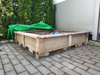 Sandkasten mit Abdeckplane 150 x 150 x 26 cm Baden-Württemberg - Ummendorf Vorschau