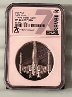 Star Wars 1oz Silbermünze X-Wing Shaped Fighter NGC MS70 Bayern - Pegnitz Vorschau