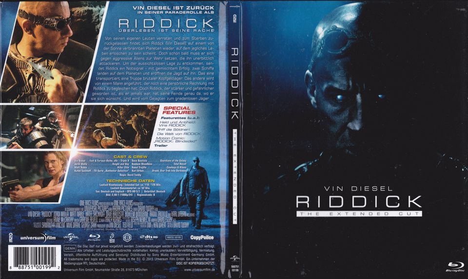 Riddick - Überleben ist seine Rache ⭐ Limited Collector's Edition in Bochum