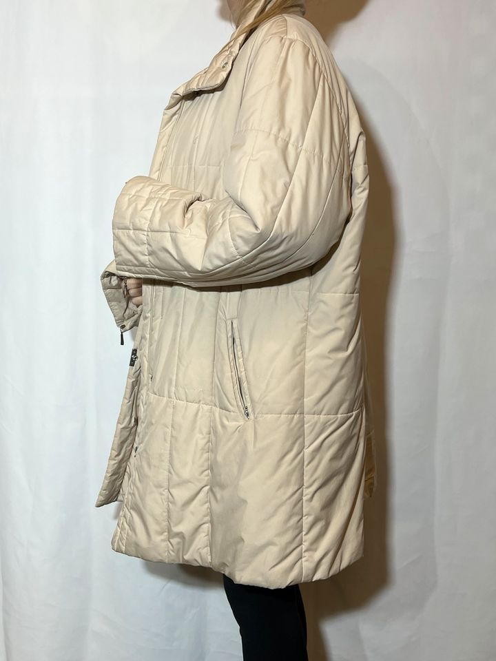 Vintage Gerry Weber Winterjacke Übergangsjacke Jacke Beige Daunen in Sankt Augustin