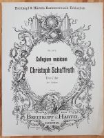 Christoph Schaffrath: Trio C-Dur für 3 Violinen - Noten Hannover - Nord Vorschau