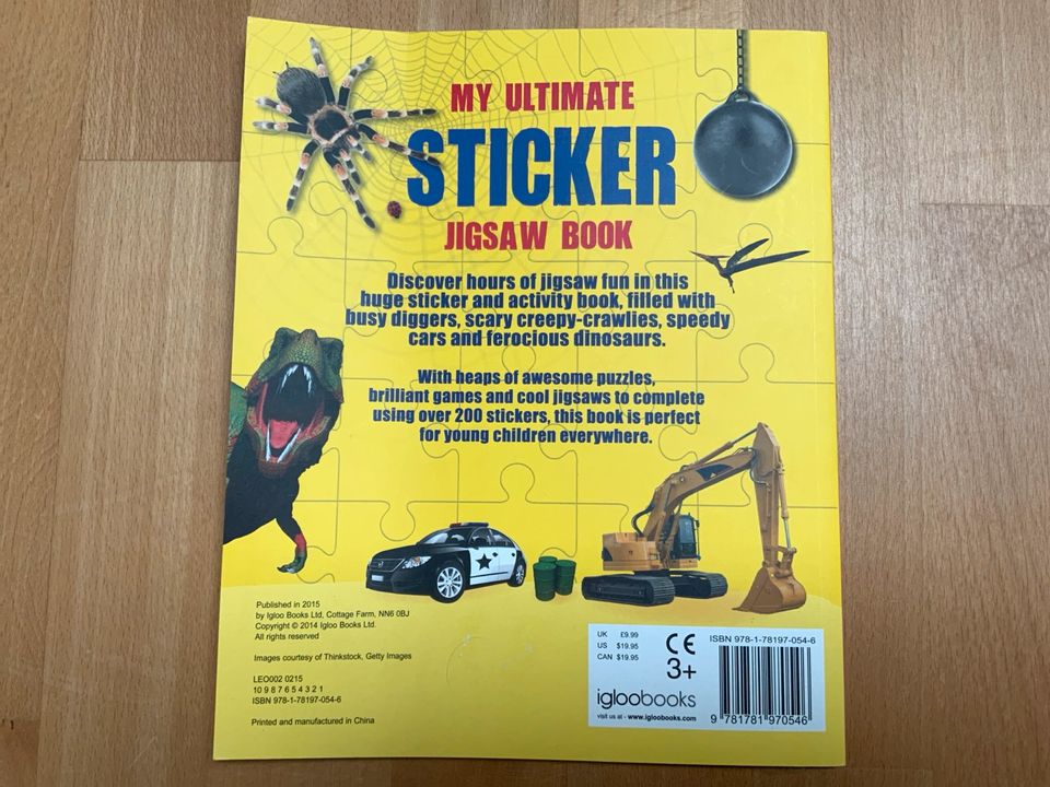 My ultimate Sticker Jigsaw Book, Aufkleber Puzzle zum Kleben, neu in Rosdorf