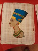 Ägyptisches  Papyrus Bild, "NOFRETETE"  ca. 41 x 31 cm Pankow - Prenzlauer Berg Vorschau