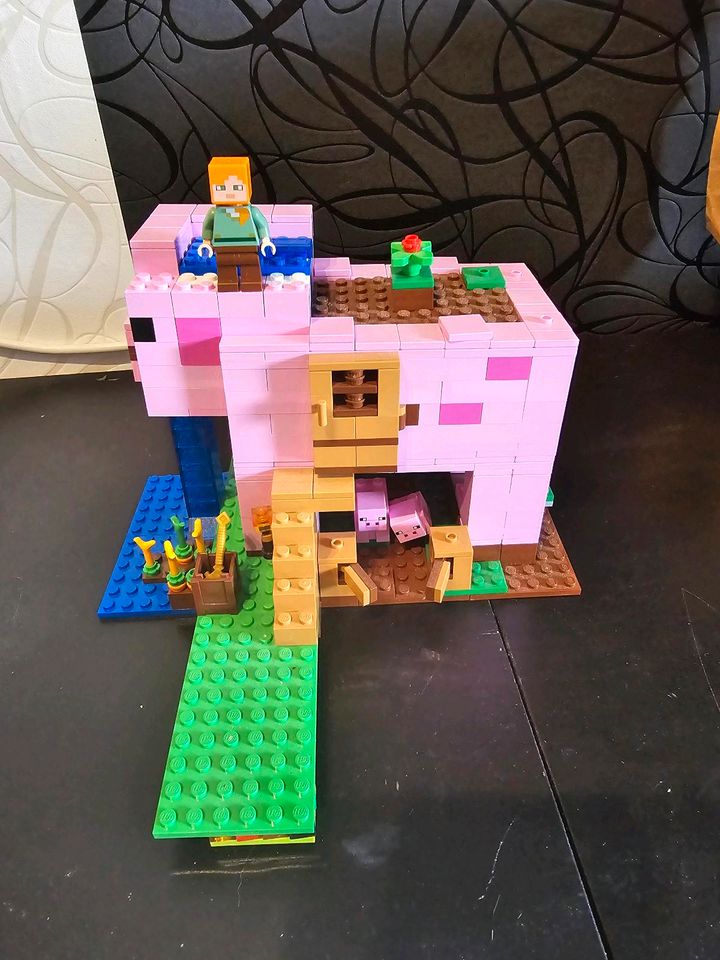 Lego 21170 Minecraft schweinehaus neuwertig in Mechernich