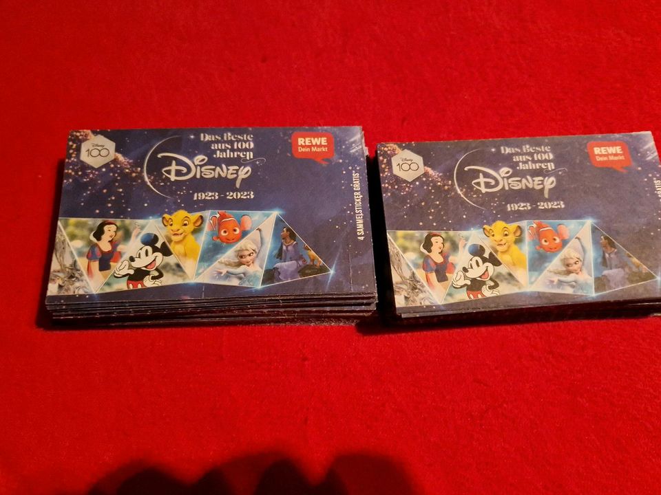 114 Rewe Disney Sticker Packungen in Flieden