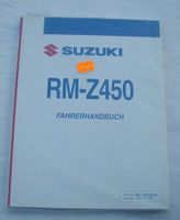 SUZUKI RMZ 450 Bj.08 Reparaturanleitung-Handbuch Neu Bayern - Cham Vorschau