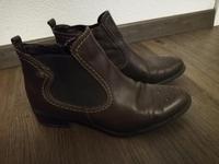 Stiefeletten 2cm Absatz m. Stretcheinsatz & Reißverschluss Bayern - Bobingen Vorschau
