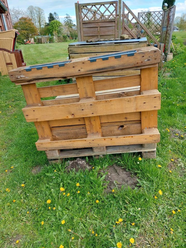 Paletten Bank Couch Sitzecke Gartenmöbel in Rumohr