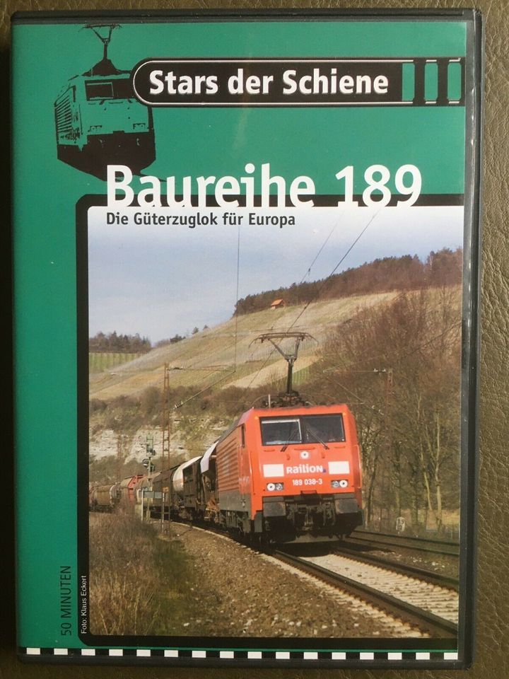 Doppel DVD Stars der Schiene Baureihe 189 und 58 in Erfurt