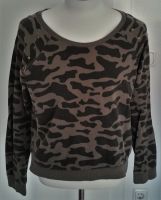 Camouflage Pullover Sweatshirt oliv grün braun 100% Baumwolle Hessen - Hanau Vorschau