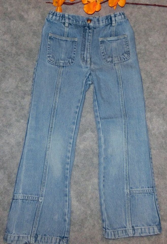 Vintage Hose Jeans lang 116 blau Jungen Mädchen Papagino in Dettingen an der Iller