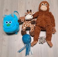 Kinder Kuscheltiere Handpuppe Rucksack im Paket Hessen - Schwalmstadt Vorschau