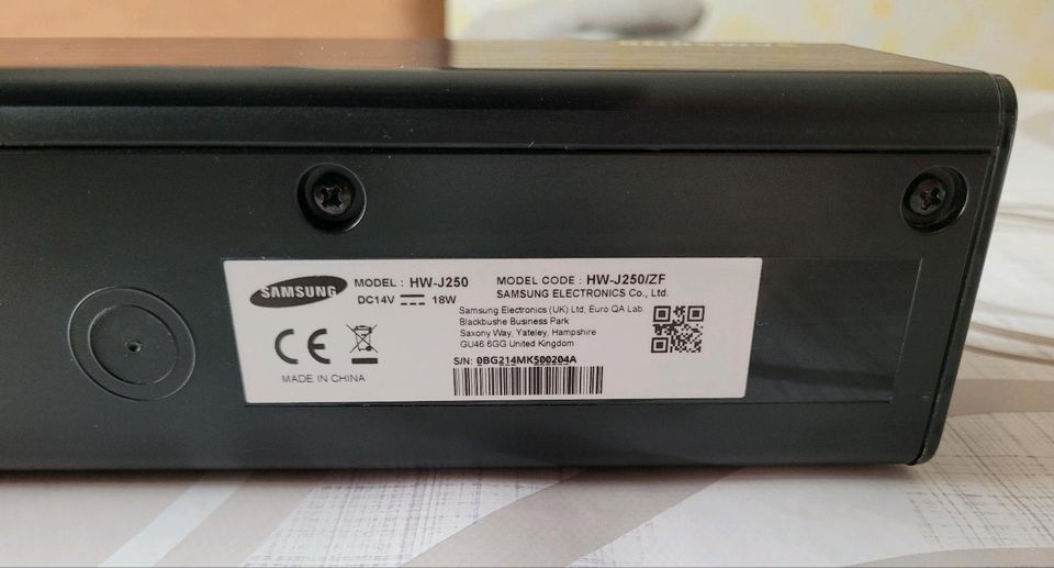 Soundbar, Samsung, HW-J250, 80W, Subwoofer, Bluetooth in Erftstadt