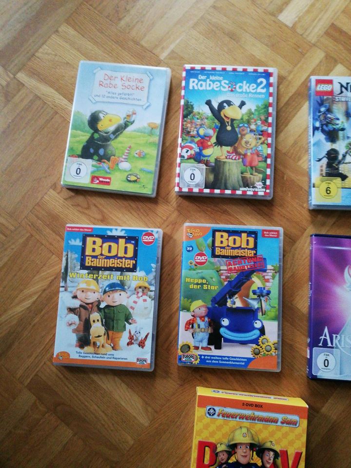 DVD Raabe Socke, Bob der Baumeister, Ninjago in Denzlingen