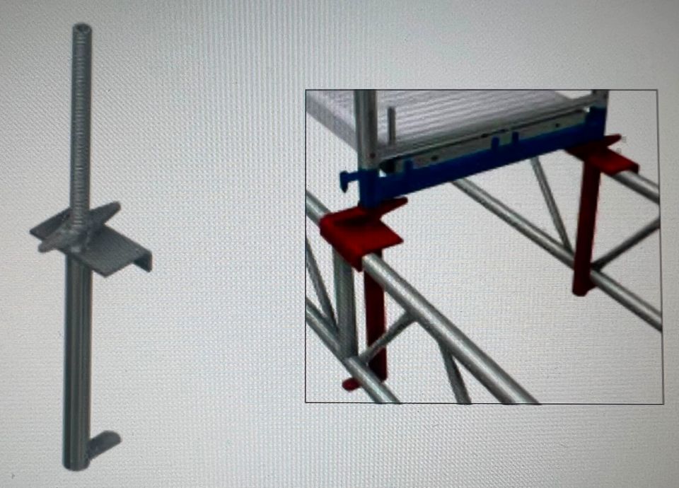 gebrauchte Gerüste kaufen/Sytemfreies Zubehör/ Stahl-Gitterträger in Rosbach (v d Höhe)