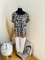 OUI schönes Leo Blusenshirt  Mustermux grau Camel L/ XL Nordrhein-Westfalen - Hamm Vorschau