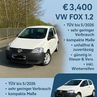 Volkswagen Fox 1.2 Benzin aus erster Hand Aachen - Aachen-Mitte Vorschau