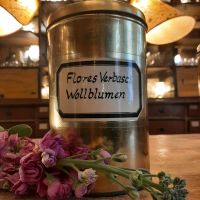 Blüten Blechdose Messing 70er Jahre Drogerie Apotheke vintage Friedrichshain-Kreuzberg - Kreuzberg Vorschau