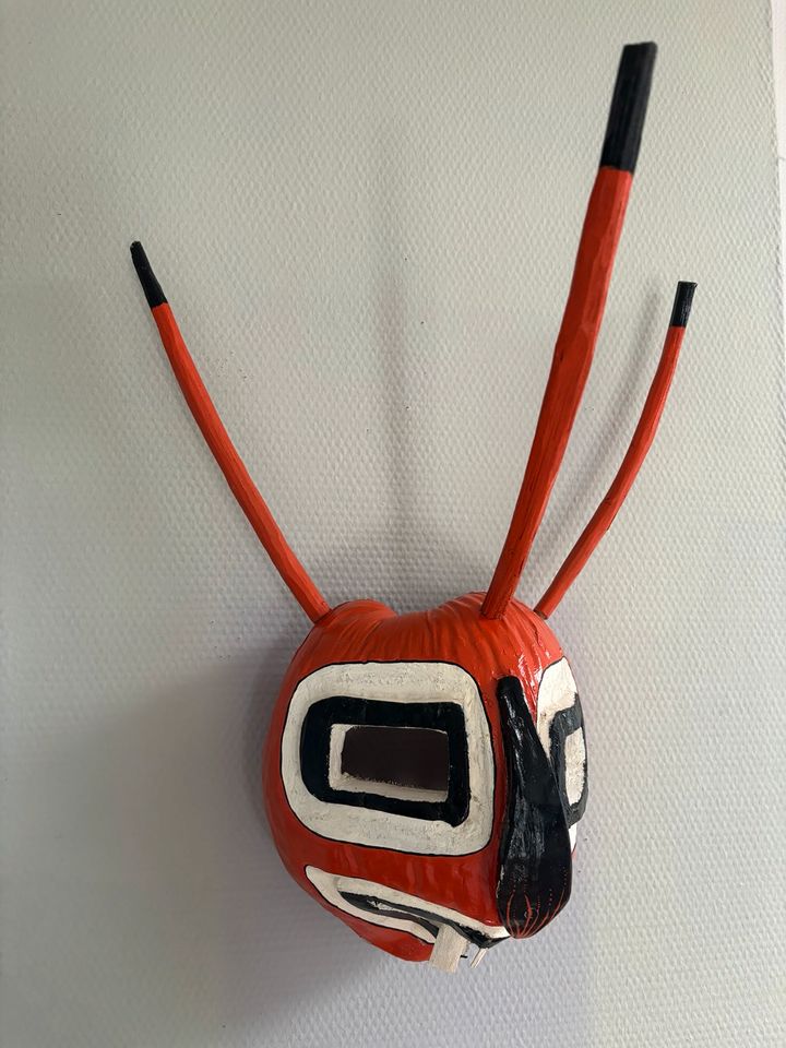 Deko Maske aus Kokosnuss, Kunsthandwerk, Ethno in Berlin