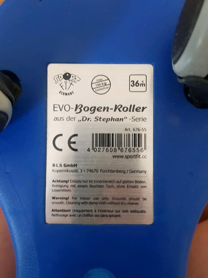 Bogenroller Rutscher EVO blau und rot in Leipzig