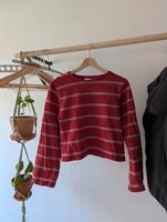 Pullover rot gestreift S Clockhouse 100% Baumwolle Berlin - Köpenick Vorschau