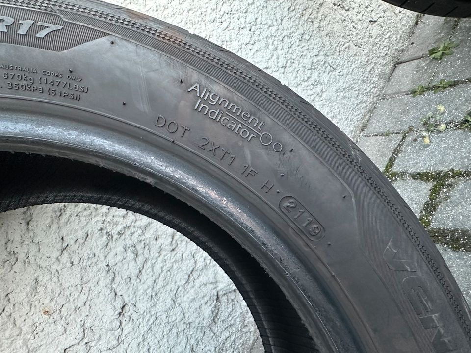 4x 215 55 17 Hankook 2x tristar 2x / Sommerreifen sehr gut in Gelsenkirchen